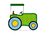 Traktor Applikation Stickdatei