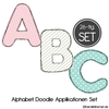 ABC Doodle Applikation Stickdateien Set