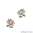 Doodle Stickdatei Mini Blume Set