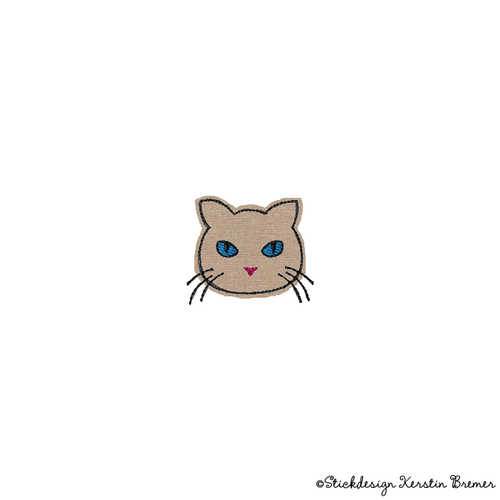 Doodle Stickdatei Mini Katze