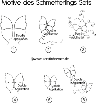 Schmetterling Stickdateien KerstinBremer.de
