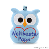 Weltbester Papa Eule ITH Stickdatei