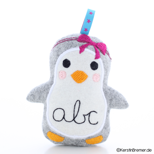 Pinguin Marla ABC ITH Stickdatei