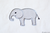 Elefant Applikation Stickdatei