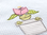 Doodle Stickdatei Frosch im Blumentopf