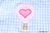 Heißluftballon mit Herz Applikation Stickdatei