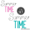 Doodle Stickdatei Summer Time Set