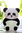 Pandabär Laterne Bastelvorlage & Bastelanleitung